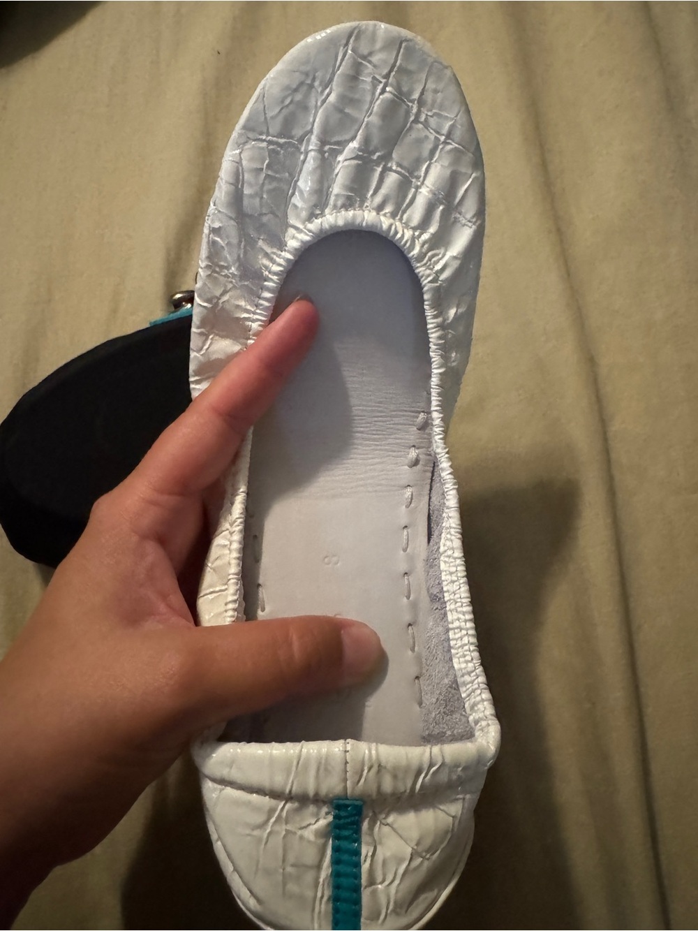 Like new white Tieks flats - Picture 6 of 12